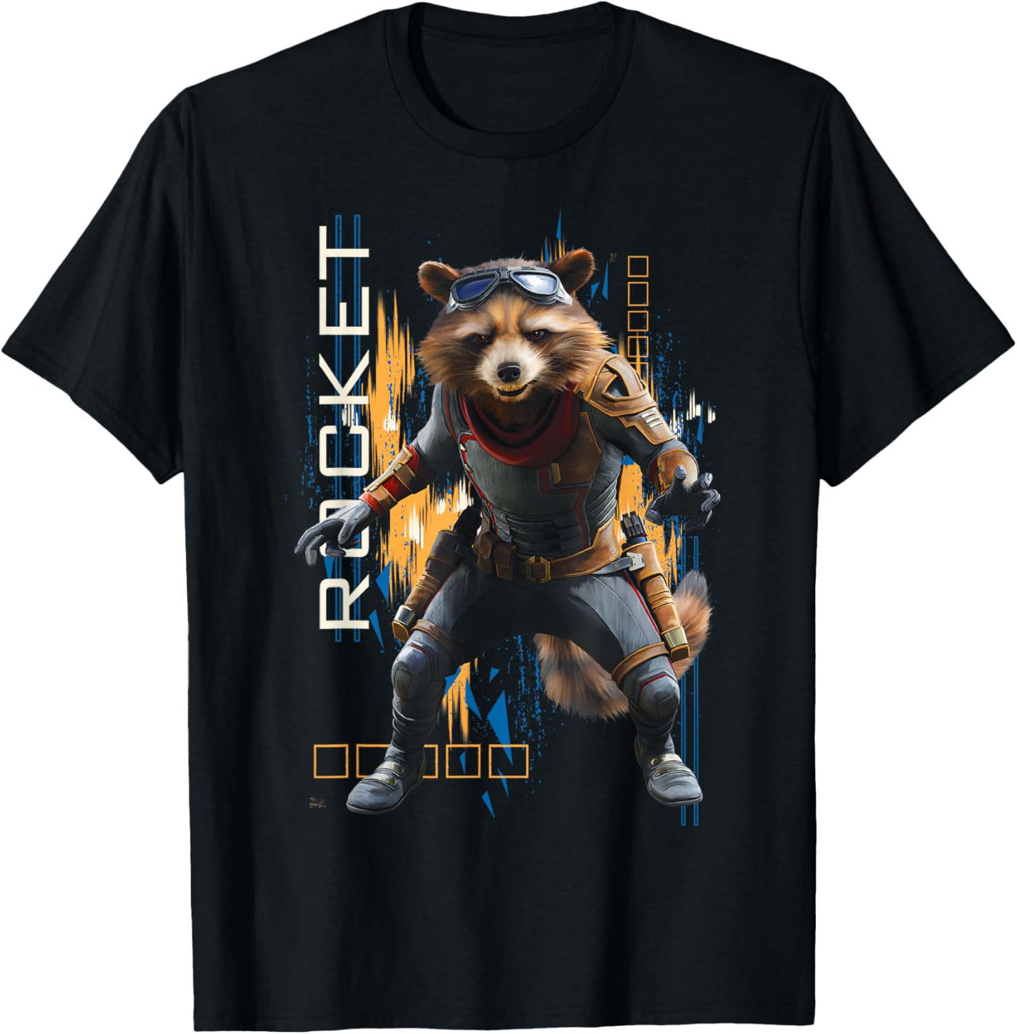 Marvel Avengers Endgame Rocket Action Pose T-Shirt